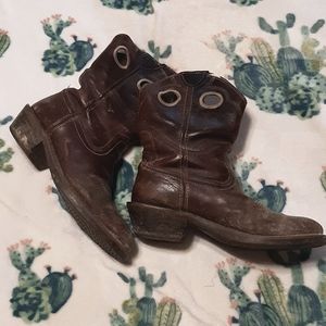 Heavy ariat work boots 8.5EE